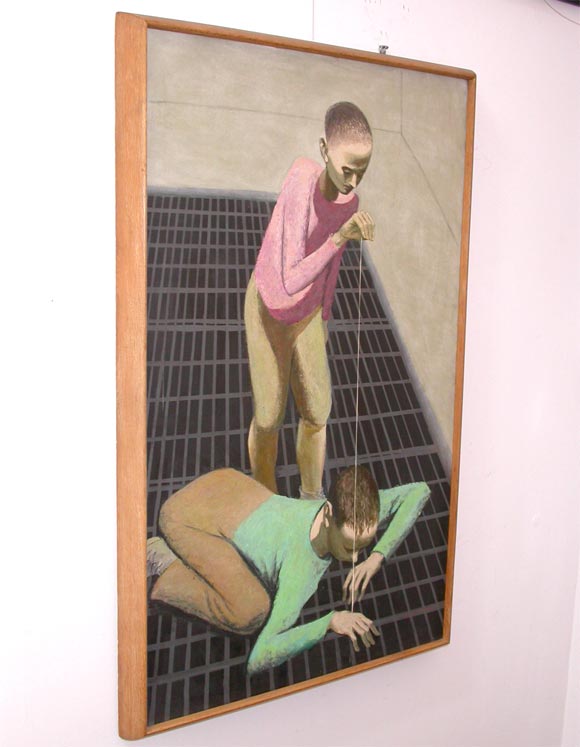 "Fortune Hunters" Original Oil on Canvas by Howard Baer