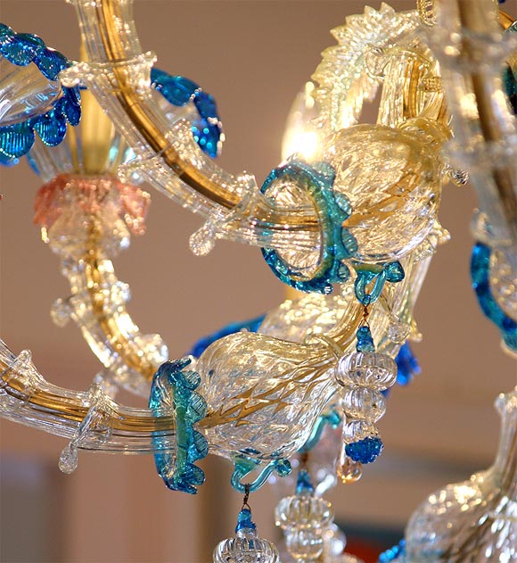 Venetian Chandelier In Good Condition In New Orleans, LA