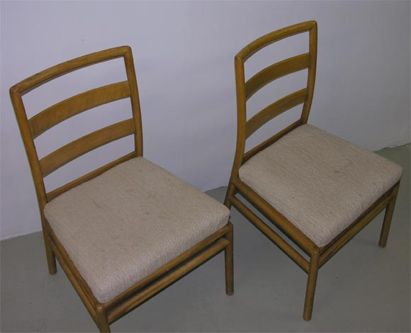 Mid-20th Century American Set 14 Dining Chairs by T.H. Robsjohn-Gibbings for Widdicomb Furniture For Sale