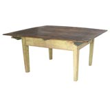 Antique 19THC ORIGINAL PAINTED FARM TABLE/COFFEE TABLE