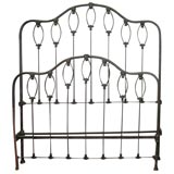 Antique 19THC FULL SIZE IRON BED