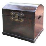 Golden Painted Document Trunk