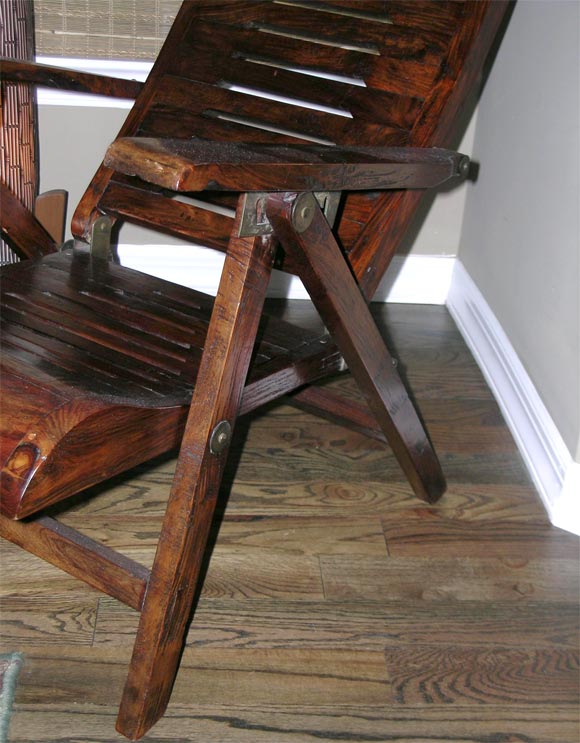 19th Century Folding Chair For Sale