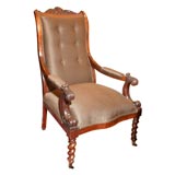 English library chair circa 1860