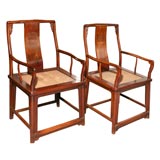 Pair of Chinese chairs