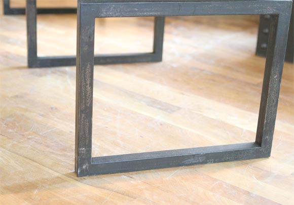 teak and iron bench 1