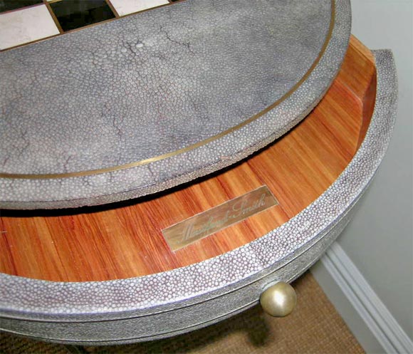Shagreen Games Table by Maitland Smith. 2