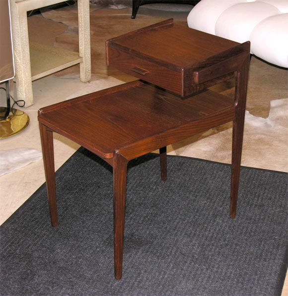 Pair of Teak Side Tables/Night Stands
