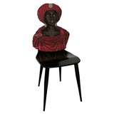 Rare Moor Chair by Piero Fornasetti