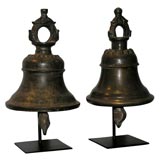 Brass Temple Bell on stand