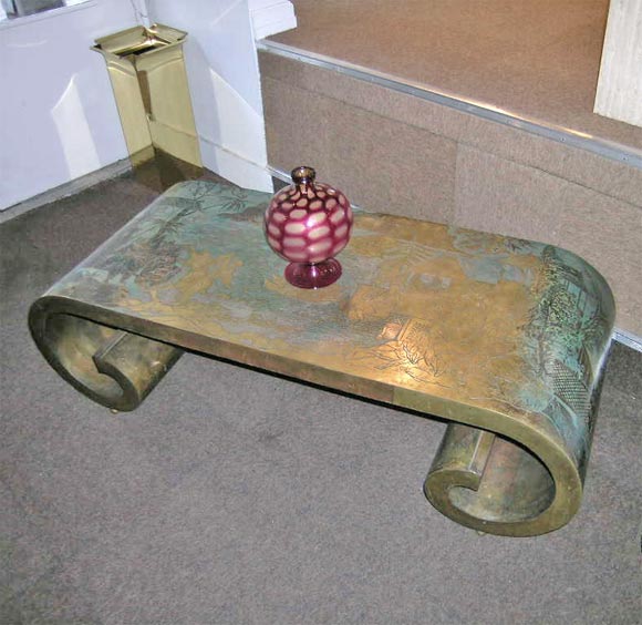 Exceptional Coffee Table by Philip & Kelvin LaVerne