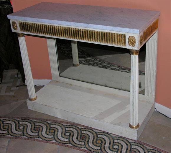Regency Marble Top Consoles
