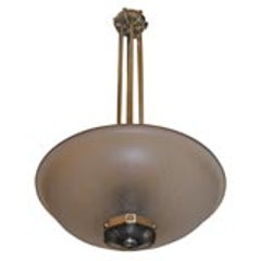 French Art Deco Chandelier 6