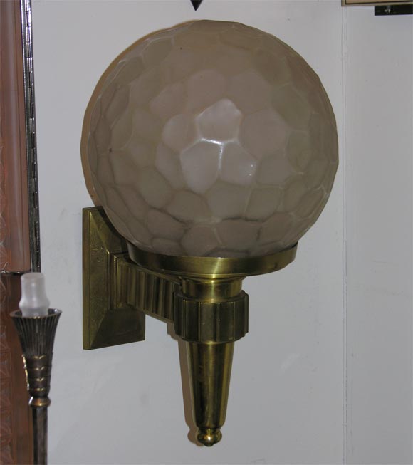 French Art Deco Wall Sconces