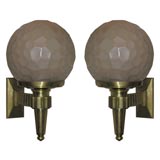 French Art Deco Wall Sconces