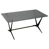 Italian Glass Low Table.