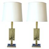 Pair "Water Lily" Table Lamps