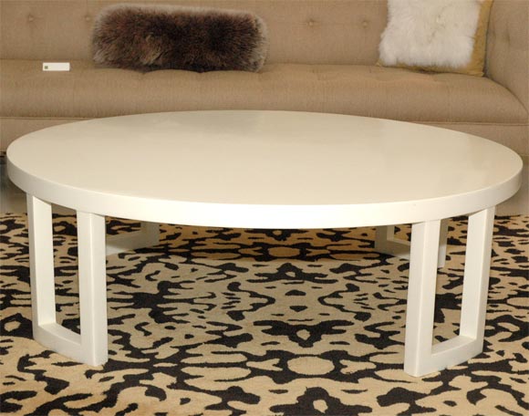 Round Van Keppel Green Cocktail Table