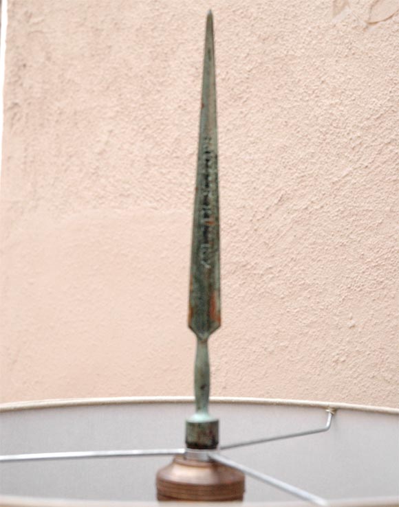 20th Century Antique Lightning Rod Floor Lamp
