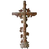 Antique Cast Iron Cross