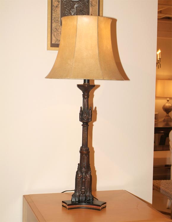 Billy Haines Gothic Table Lamp