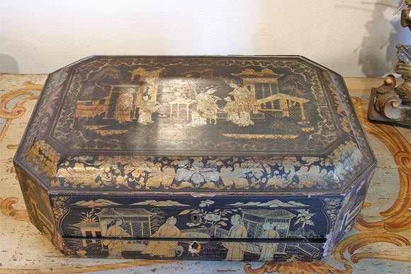 19th c. Chinoiserie Lap Desk