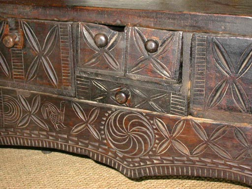 Carved Lions Foot   Sideboard