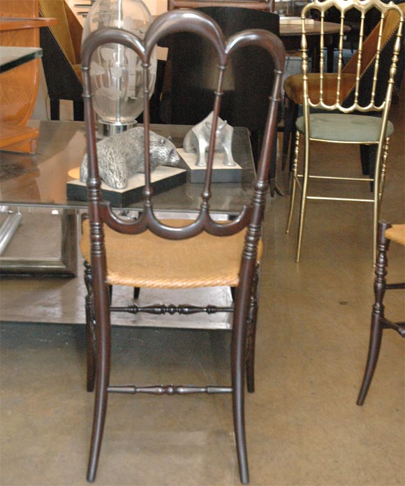 Pair of chiavari chairs 1
