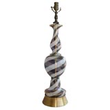 Dino Martens for Barovier & Toso murano table lamp