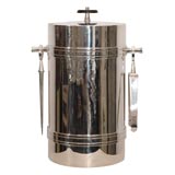 Retro A Rare and Glamorous Silver Plated Ice Bucket by Tommi Parzinger