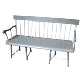 wooden bench