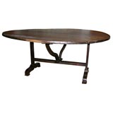 Vintage french wine table