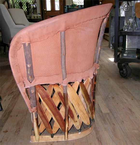 LEATHER BARREL CHAIRS For Sale at 1stDibs