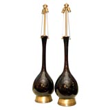 PAIR OF TALL  SWEDISH LAMPS