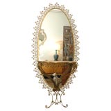 FRENCH WALL MIRROR CONSOLE