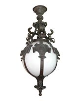 Iron Baronial Style Hanging Lantern