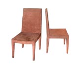 Set of Eight Dining Chairs by Karl Springer