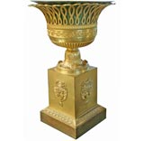 Empire Dore Bronze Compote, Early 19th Century