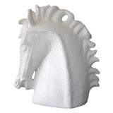 minimalist art moderne horsehead