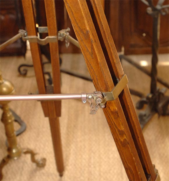 English 19th Century  Surveyer's Tripod as Lamp