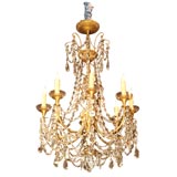 Directoire style bronze chandelier