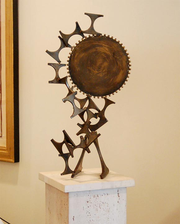 Modernist Iron Sculpture