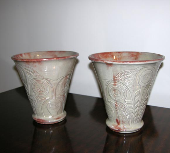 Finnish Pair of Ceramic Vases  Finland