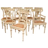 Antique Eight Italian Dining Chairs