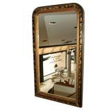 Louis Phillipe Giltwood & Lacquered Mirror