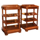 PAIR OF BOOKCASES