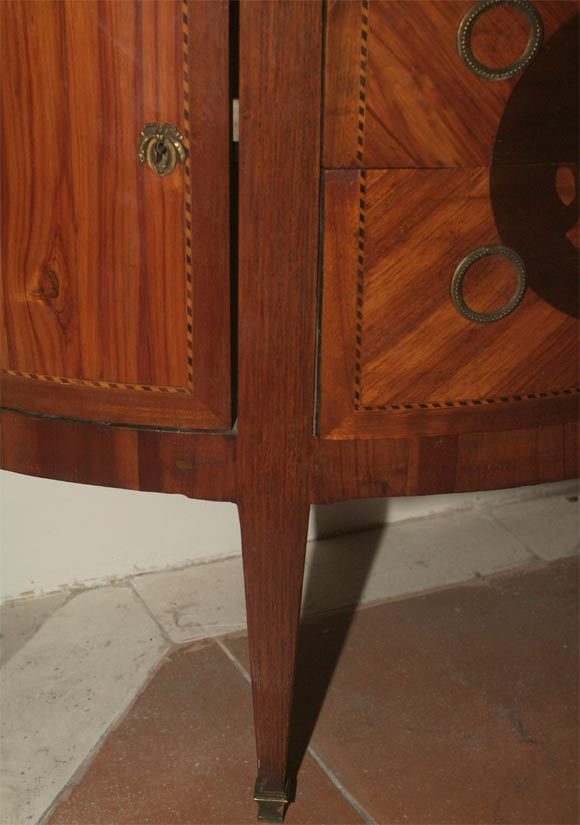 Louis XVI-Style Demi - Lune Commode 1
