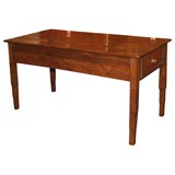 Italian Pine Single Drawer Library Table (ref# MG33)