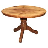 Teak Dutch Colonial Style  Pedestal Table