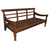 3-Seater Primitive Teak Bench